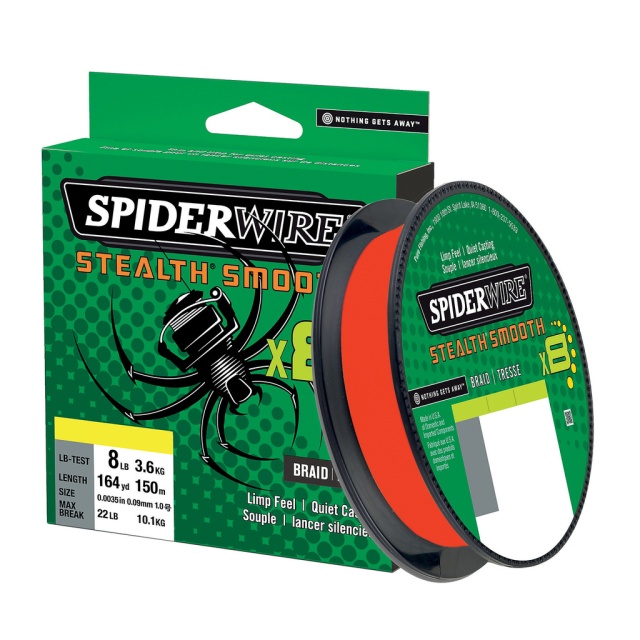 SPIDERWIRE STEALTH SMOOTH 8 RED
