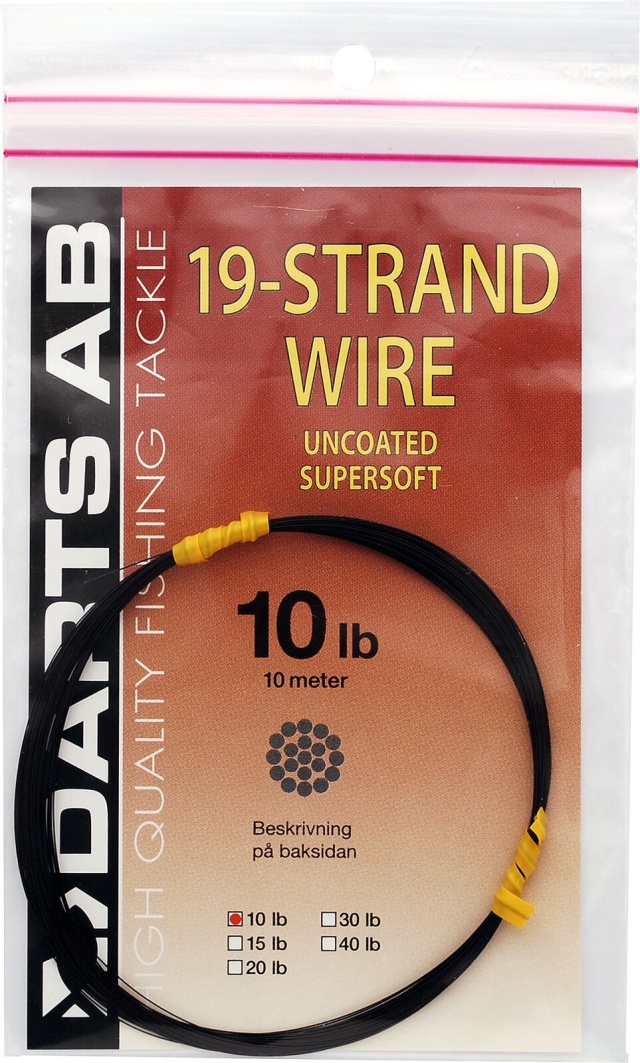 Darts 19-strand Wire Uncoated Supersoft