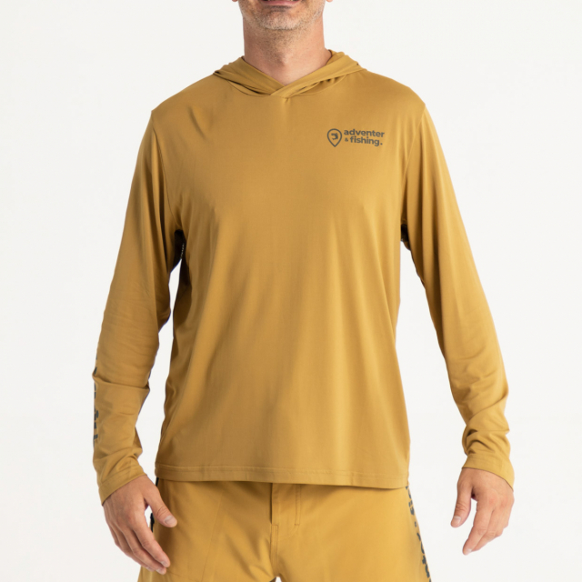 Adventer Functional Hooded UV T-Shirt Sand