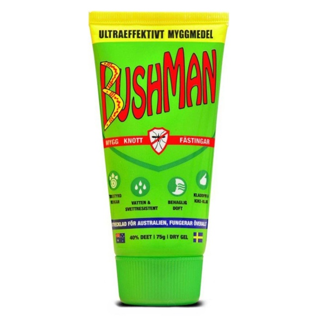 Bushman Myggmedel Dry Gel 75g