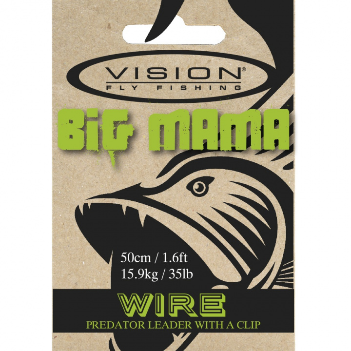 Vision Big Mama Wire Leader i gruppen Flugfiske / Tafsmaterial & Backing hos Jiggar Sverige AB (10713)