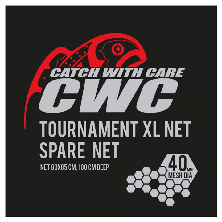CWC Tournament XL 100cm, D40 Spare Net i gruppen Tillbehör / Håvar hos Jiggar Sverige AB (49-FNETCWC4S)