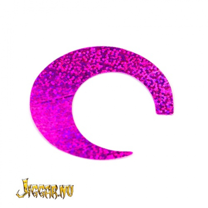 Jumbo Wiggle-tail Slim - Holographic Pink i gruppen Flugfiske / Wiggle-tails hos Jiggar Sverige AB (5433)
