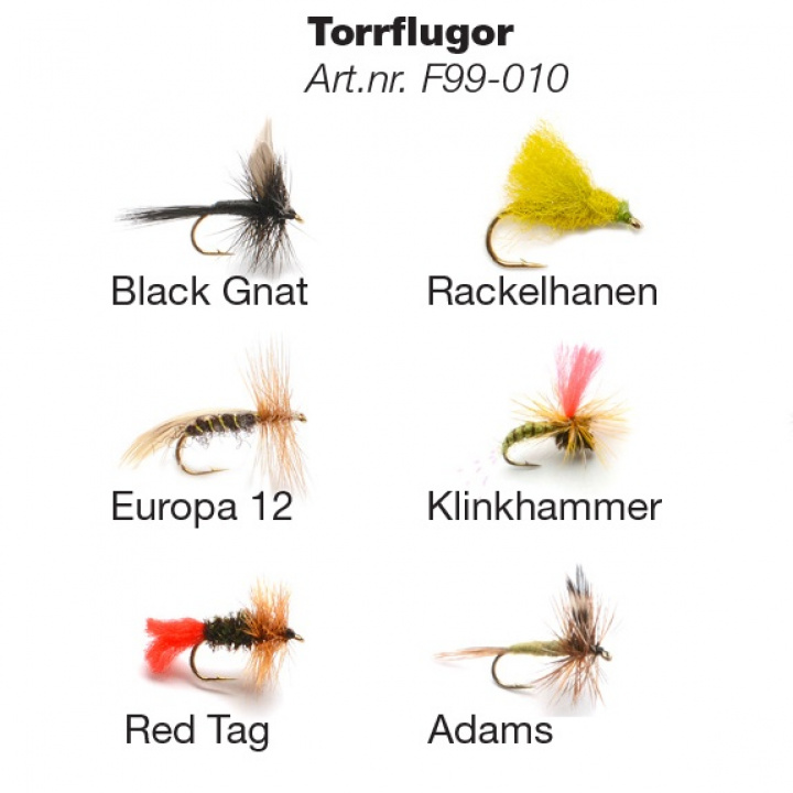 Darts Flugor - Torrflugor i gruppen Flugfiske / Flugor hos Jiggar Sverige AB (F99-010)