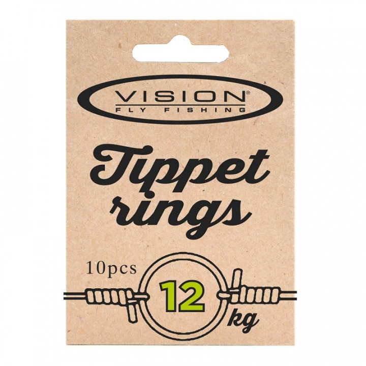 Vision Tippet Rings small 12kg 10-pack i gruppen Flugfiske / Flugfiske Tillbehör hos Jiggar Sverige AB (VTR)