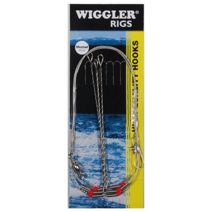 Wiggler Wirearm Rig (3-pack) 10cm bommar i gruppen Tillbehör / Krok & småplock / Havsfiske hos Jiggar Sverige AB (WI1123)
