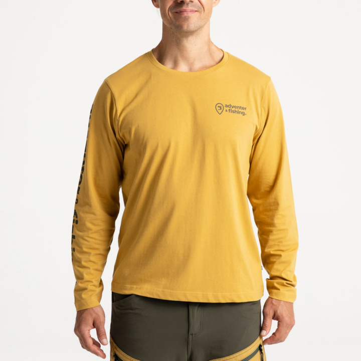 Adventer Long Sleeve T-Shirt Sand i gruppen Kläder / Adventer hos Jiggar Sverige AB (MTSU799115AF-r)