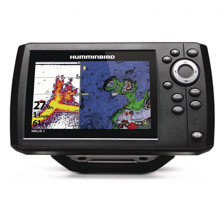 Humminbird Helix 5 G3 Chirp GPS inkl. Givare i gruppen Båt & Marinelektronik / Ekolod och plotter hos Jiggar Sverige AB (H411660-1)