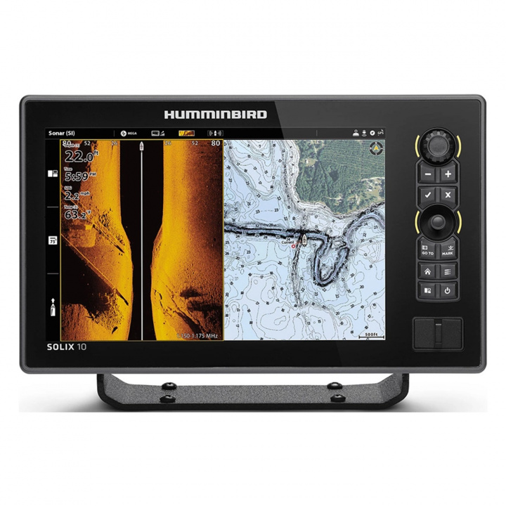 Humminbird Solix 10 G3 Chirp MSI+ GPS inkl. Givare i gruppen Båt & Marinelektronik / Ekolod och plotter hos Jiggar Sverige AB (H411530-1)