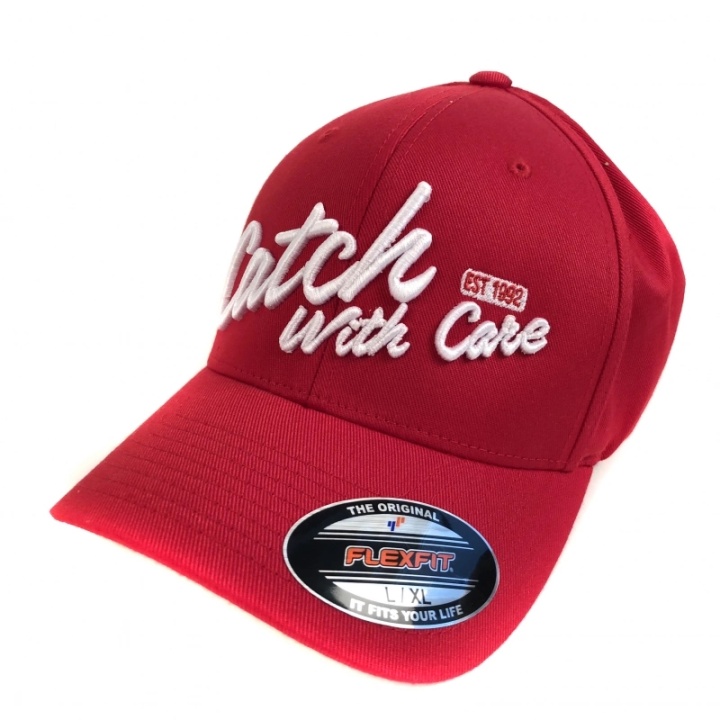 Cwc Cop Hat Köp CWC Flexfit Cap, Red CWC Text hos Jiggar.nu