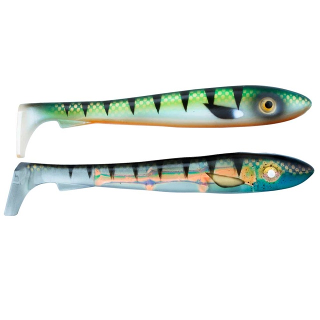Svartzonker Big McRubber 25cm Snaskargösen UV Flash / Zombie Perch UV