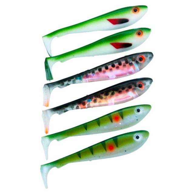 McRubber Shad 9cm 6pack Mix