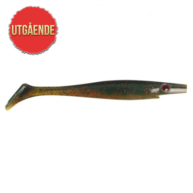 Strike Pro Pig Shad Jr 20cm 50g Chartreuse Mullet (2-pack)