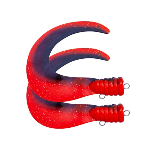 Svartzonker BigTail C27 UV Fluo Red/Black 2-pack