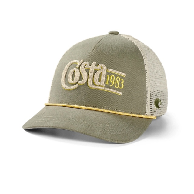 Costa Twill Trucker Traditions Hat Moss/Stone