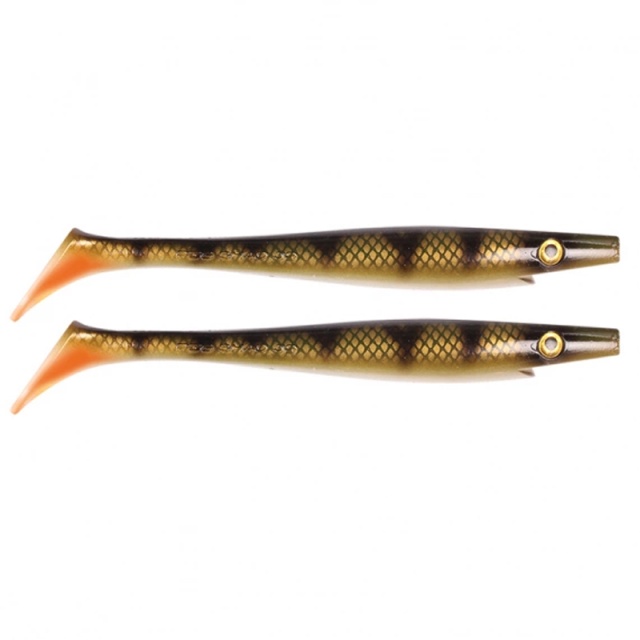 Strike Pro Pig Shad Jr 20cm 50g Natural Perch OB (2-pack)