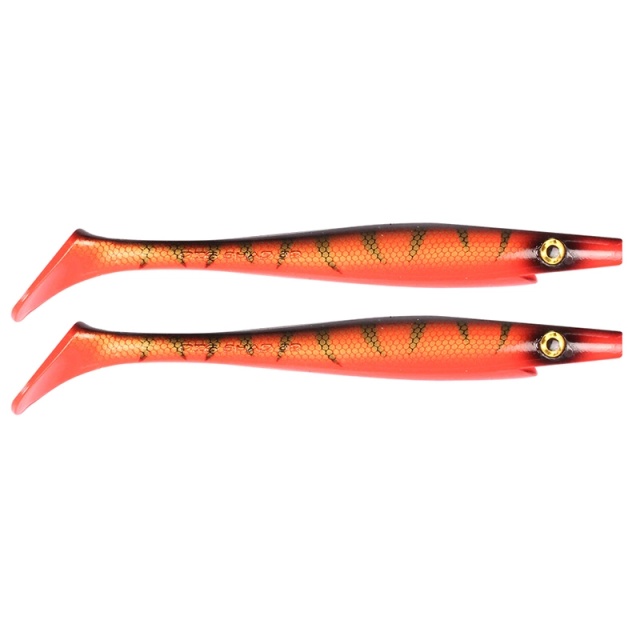 Strike Pro Pig Shad Jr 20cm 50g Red Tiger (2-pack)