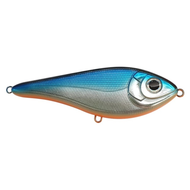 Strike Pro Buster Swim slow sink 13cm 65g Blue Chrome OB