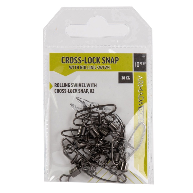 Armada Rolling Swivel With Cross-lock snap (10-Pack)