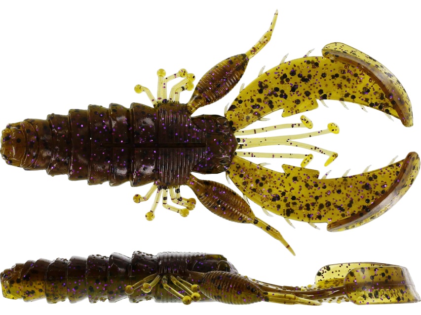 Westin - CreCraw Creaturebait 8,5cm 7g - Green Pumpkin Purple(5-pack)