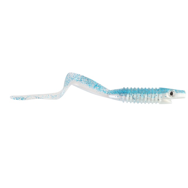 Strike Pro Pigster Tail 12cm 5g Baby Blue Shad (10-pack)
