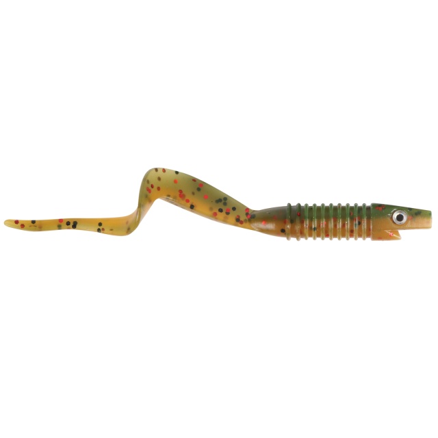 Strike Pro Pigster Tail 12cm 5g Chartreuse Mullet (10-pack)