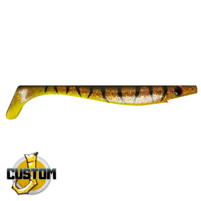 Strike Pro Pig Shad Jr 20cm 50g Ultimate Motoroil Custom (2-pack)