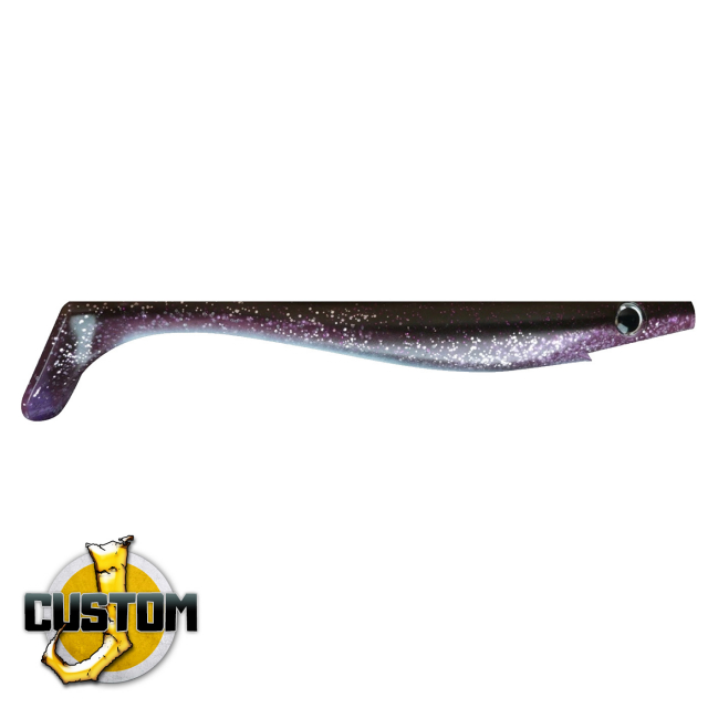 Strike Pro Pig Shad Jr 20cm 50g Whitebelly Whitefish Custom (2-pack)
