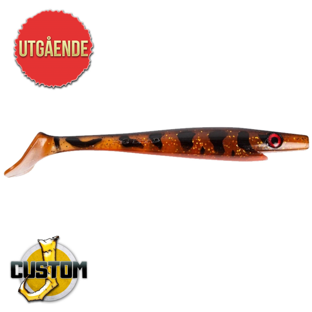Strike Pro Pig Shad Jr 20cm 50g Gäddfemman 2021 - Blodlaken (2-pack)