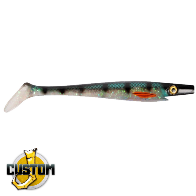 Strike Pro Pig Shad Jr 20cm 50g Gäddfemman 2021 - Snaskarborren (2-pack)