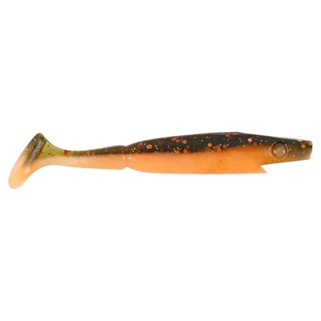 Strike Pro Piglet Shad 8.5cm Black Pumpkin (8-pack)
