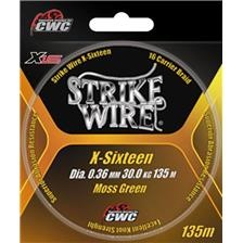 Strike Wire X-Sixteen 135 m, mossgreen