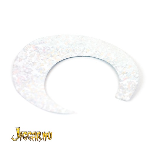 Jumbo Wiggle-tail Slim - Holographic Silver