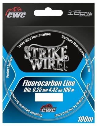 Strike Wire Fluorocarbon - 100m invisible