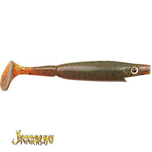 Strike Pro Piglet Shad 8.5cm Motor Oil Pepper (8-pack)