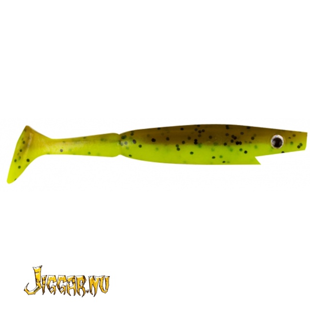Strike Pro Piglet Shad 8.5cm Brown Chartreuse (8-pack)