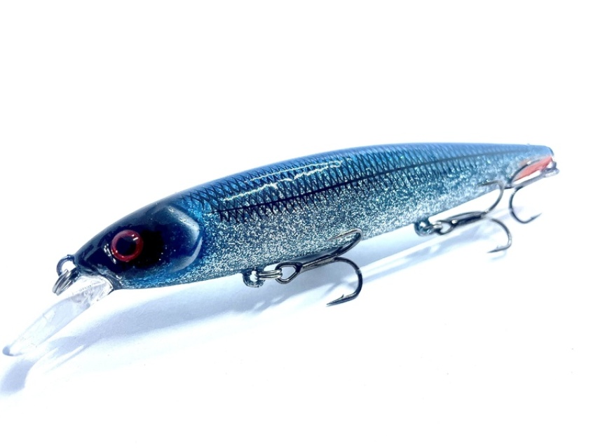 Strike Pro Bold 11cm Suspending 15g Abborrfemman Snaskarmörten