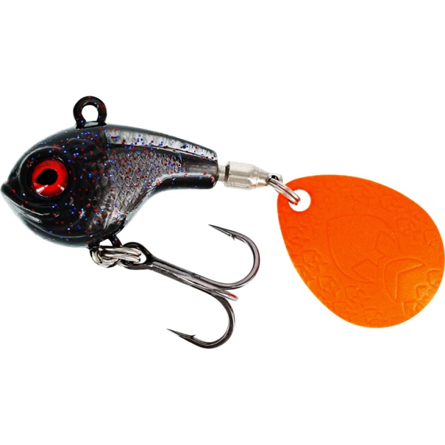 Westin DropBite Spin Tail Jig 3,4cm 17g Black Mamba