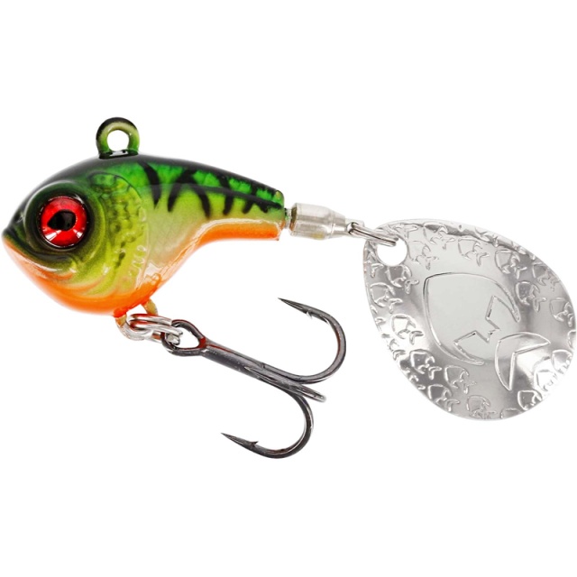 Westin DropBite Spin Tail Jig 3,4cm 17g Firetiger