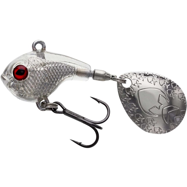 Westin DropBite Spin Tail Jig 3,4cm 17g Crystal