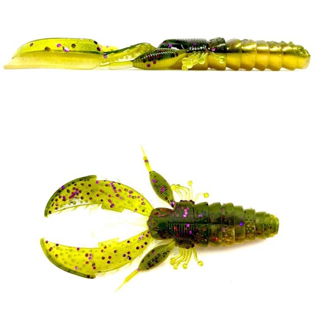 Westin - CreCraw Creaturebait 8,5cm 7g - Aborrfemman Golden Purple(5-pack)