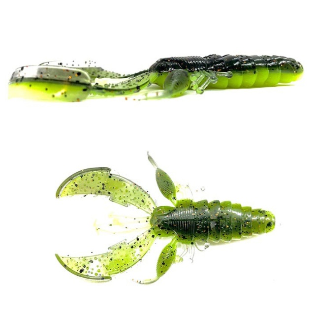 Westin - CreCraw Creaturebait 8,5cm 7g - Aborrfemman Clear Chartreuse(5-pack)