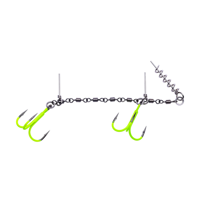 Armada Pike Rig 5+2 #2/0 CHARTREUSE
