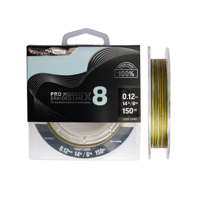 Armada Pro Nordic Braided line 8X Light Camo 150m