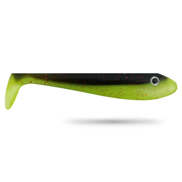 Jiggen Perch 9cm 5-pack - Black Chartreuse