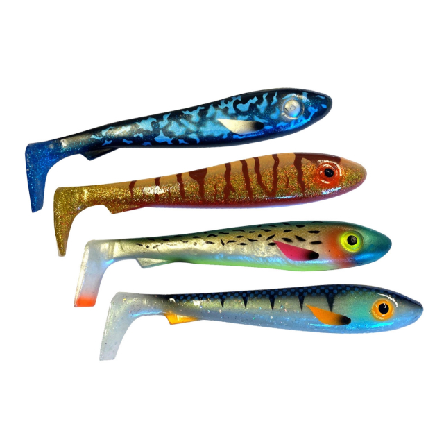 McRubber 21cm & Big Gäddfemman Mix (4-pack )