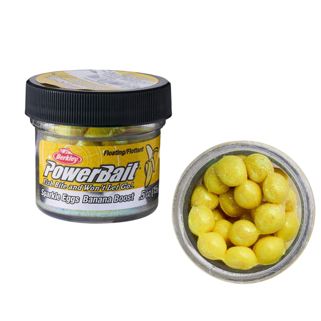 Powerbait Sparkle Power Eggs Fluorescent Yellow/Scales