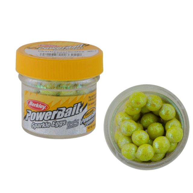 Powerbait Sparkle Power Eggs Chartreuse Scales
