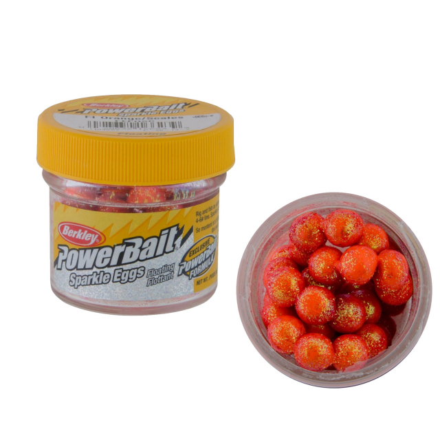 Powerbait Sparkle Power Eggs Fluo Orange Scales