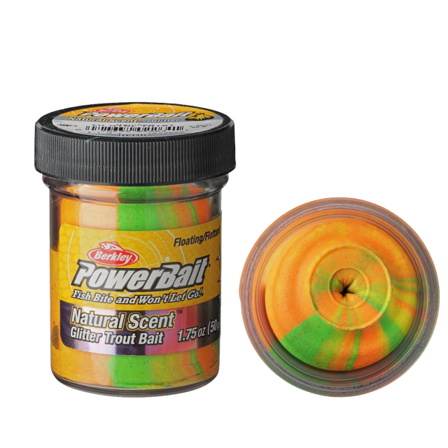 Powerbait Trout Bait Garlic Rainbow Glitter